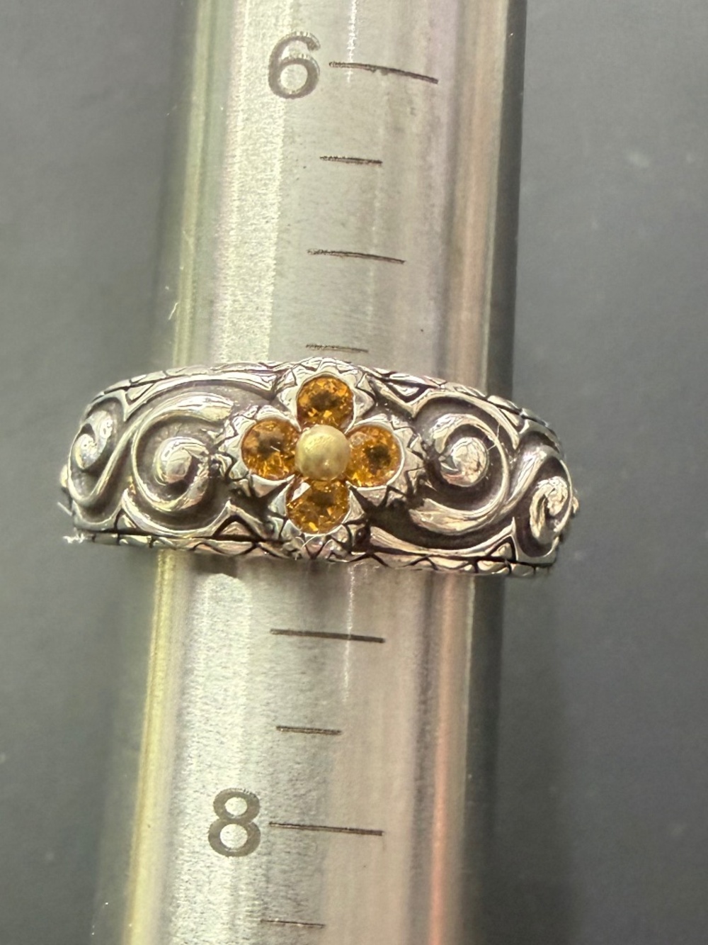 Barbara Bixby Citrine Ring